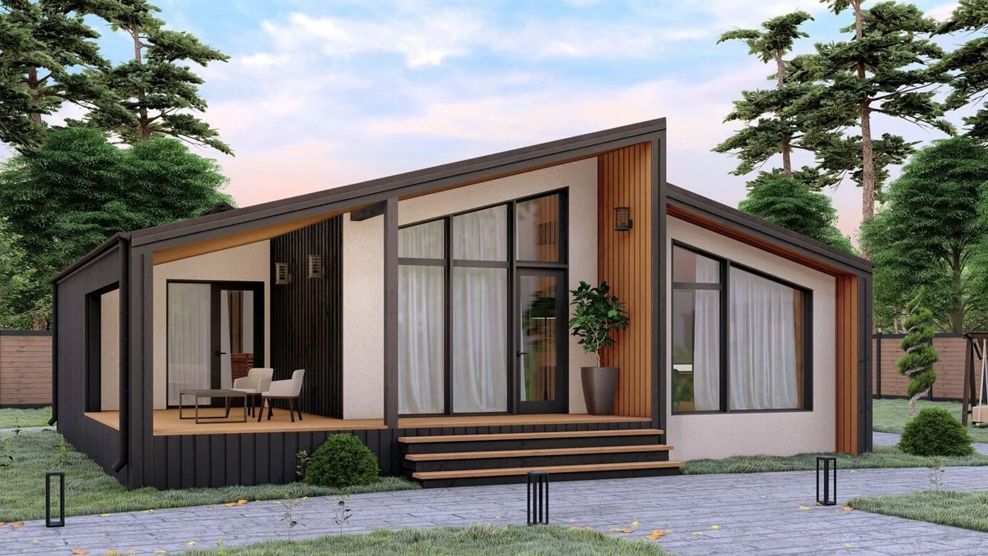 Каркасный дом Барн 12