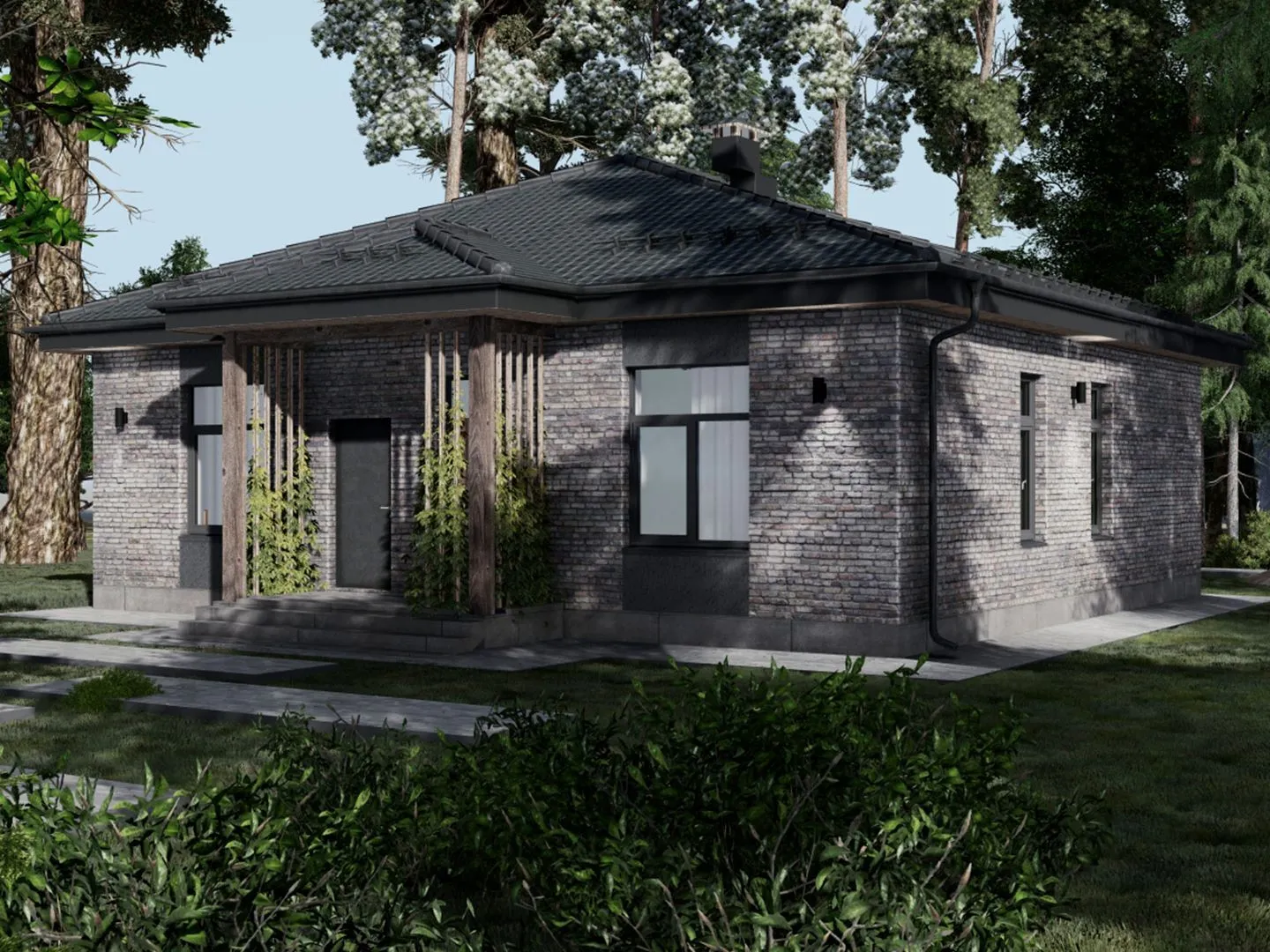 Загородный одноэтажный дом Comfort 106