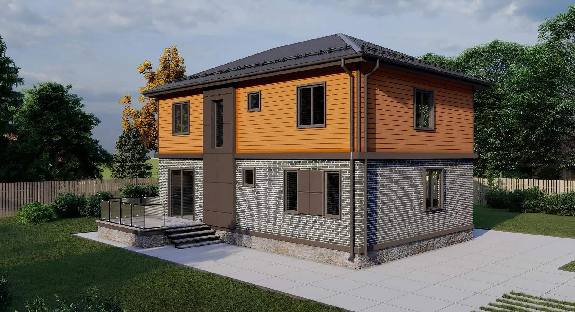 Двухэтажный Дом СИП 1