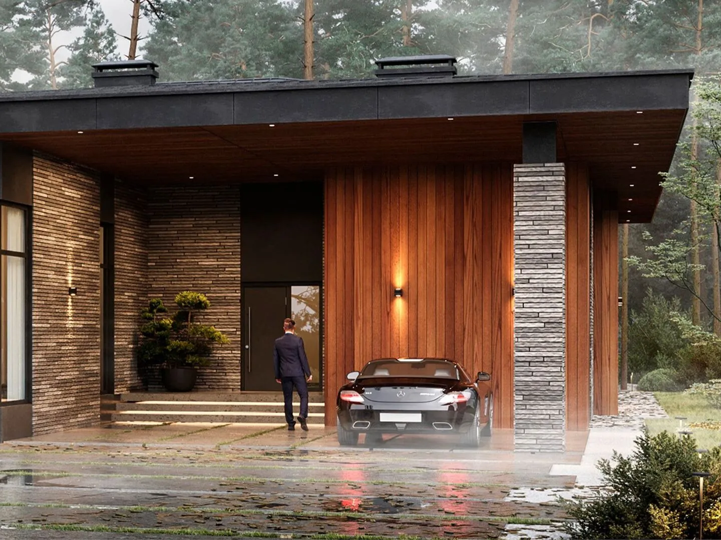 Загородный коттедж Самарк