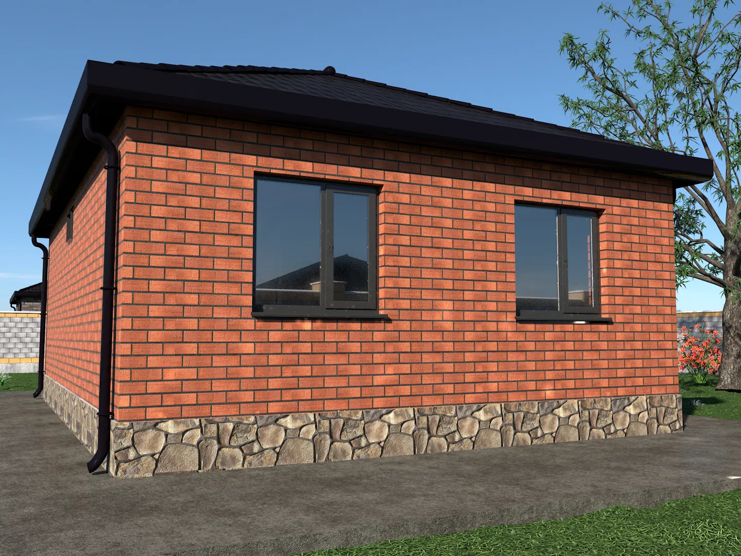 Одноэтажный дом Wright-60