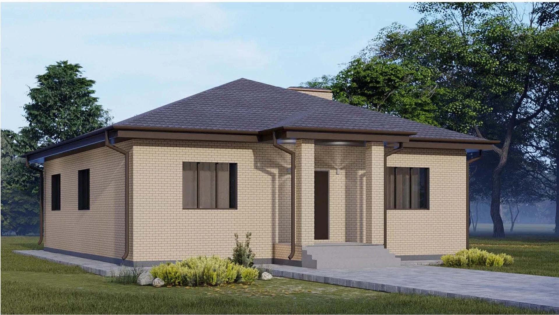 Одноэтажный дом ПР 1-110 Чистополь