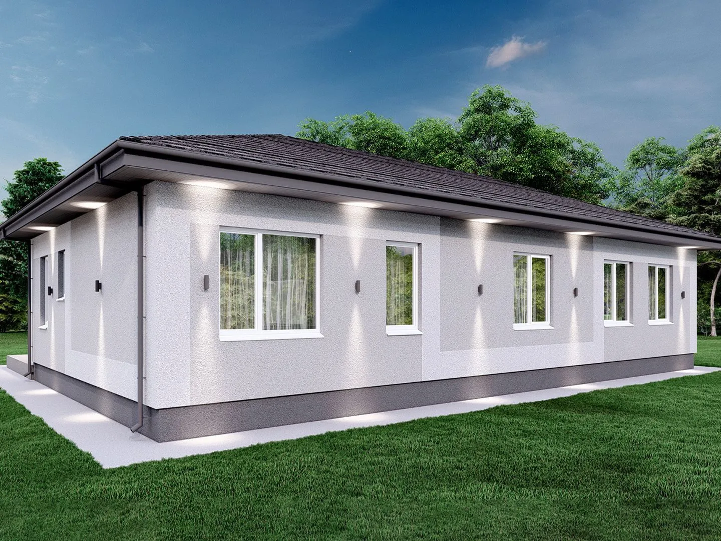 Одноэтажный дом 