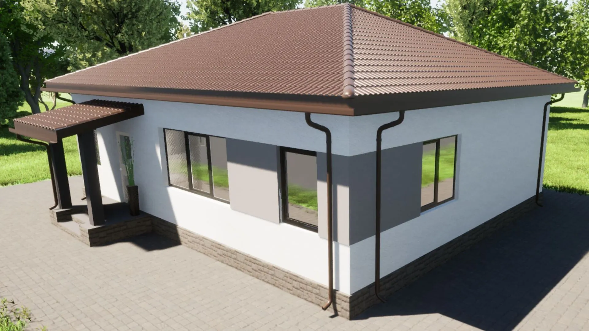 Дом 82 м2, 1 этаж (4C-82)