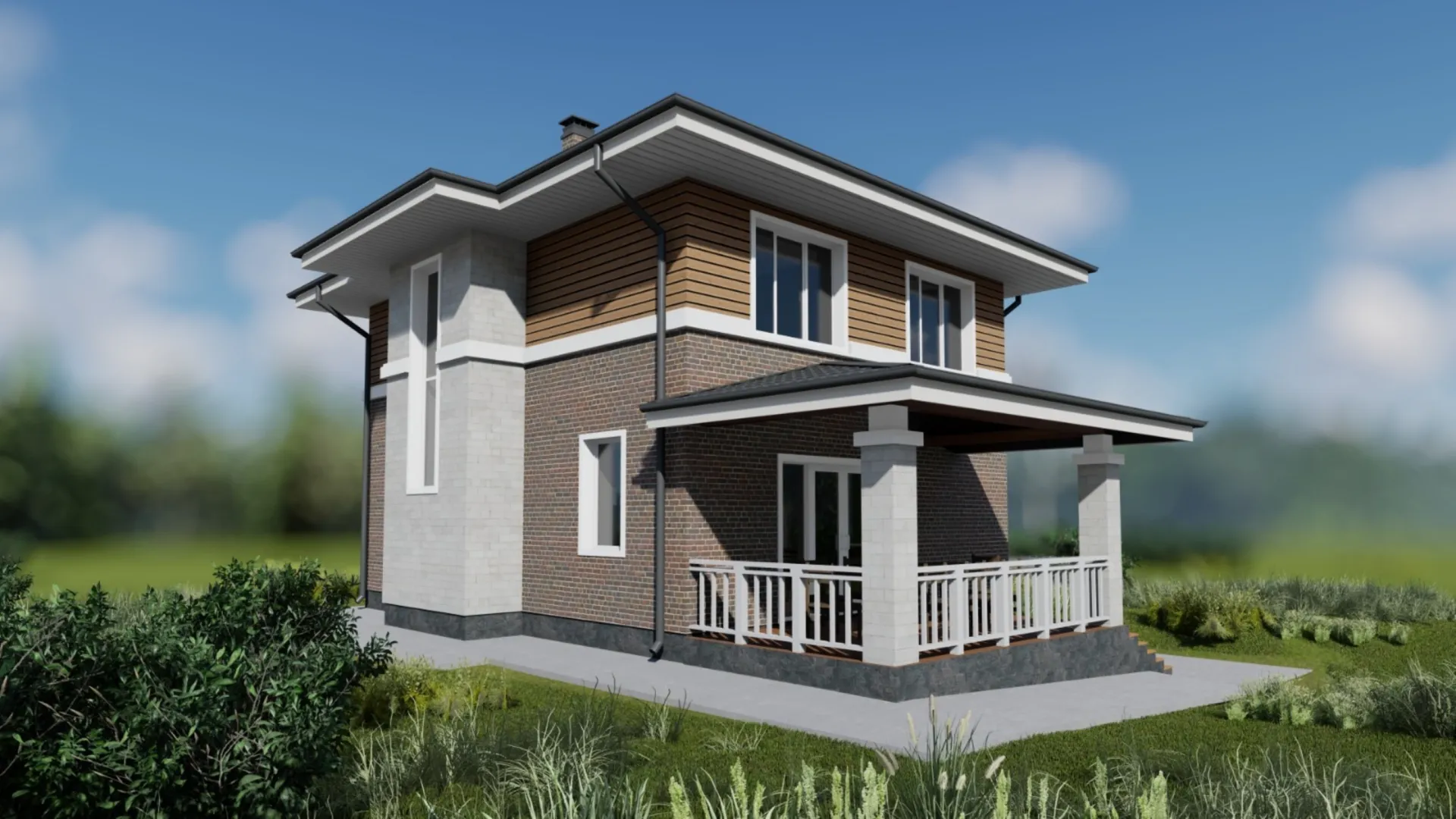 Загородный дом АС-204