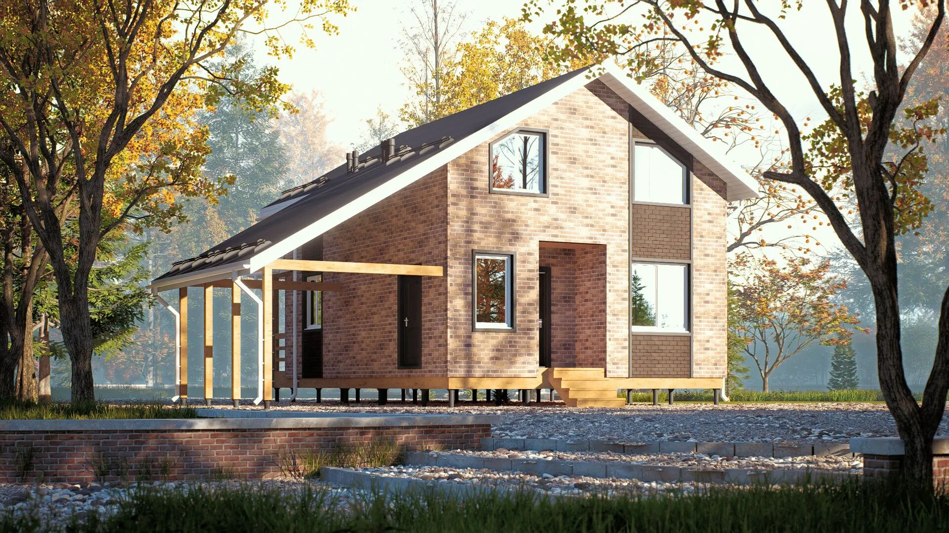 Каркасный дом Валенсия 134