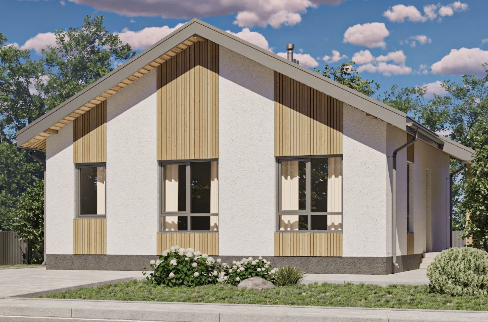 Индивидуальный жилой дом (тип S), расположенный в п. Мичуринский