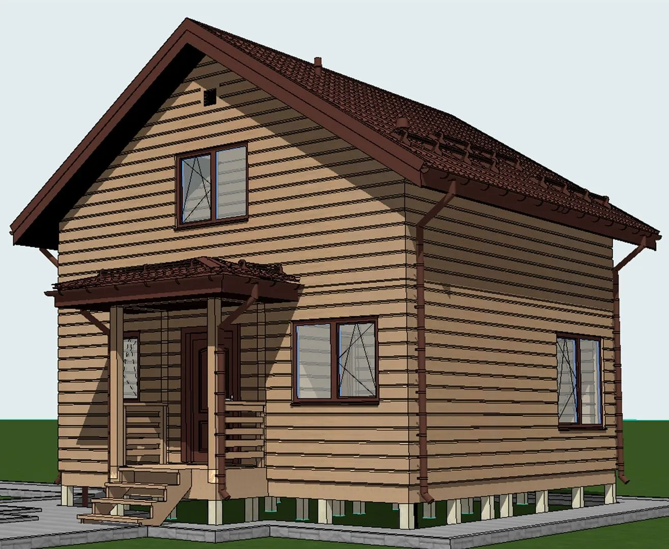 Каркасный дом Валанс 93