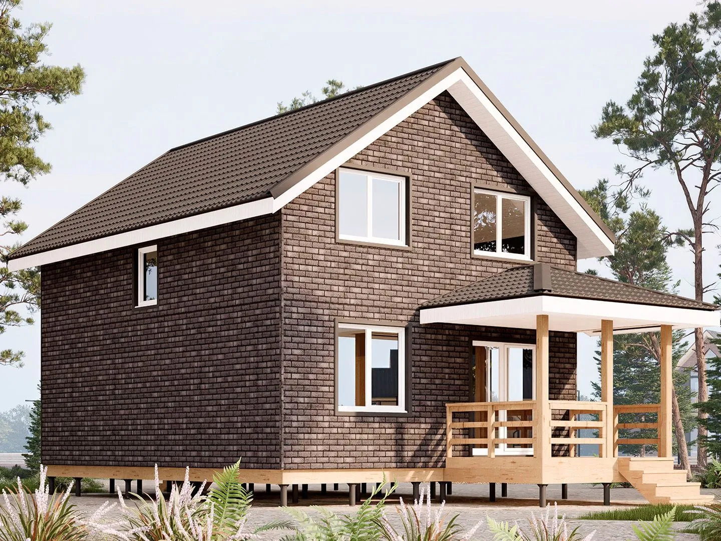 Каркасный дом Валенсия 98