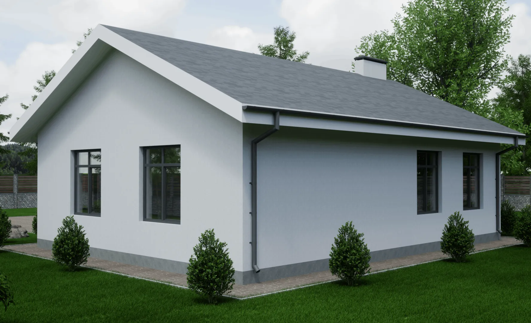 Дом из газобетона Росси 115,7