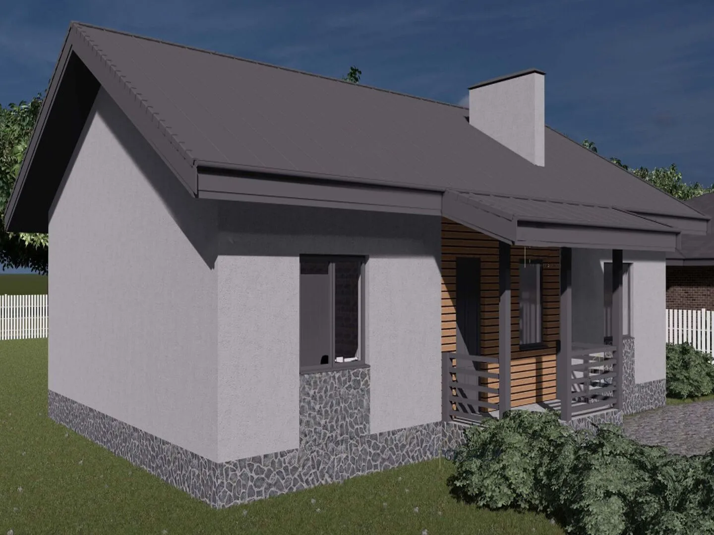 Одноэтажный дом Я7