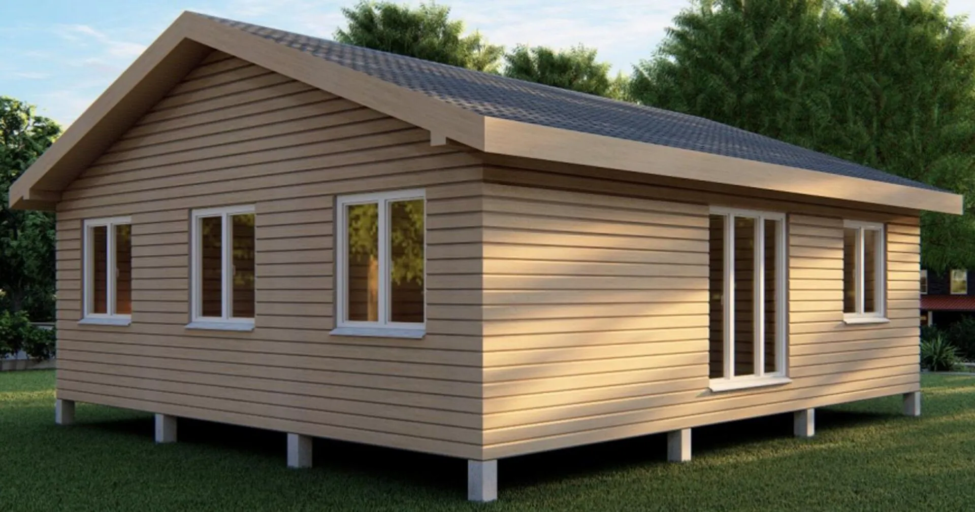 Индивидуальный деревянный дом 24-08-07