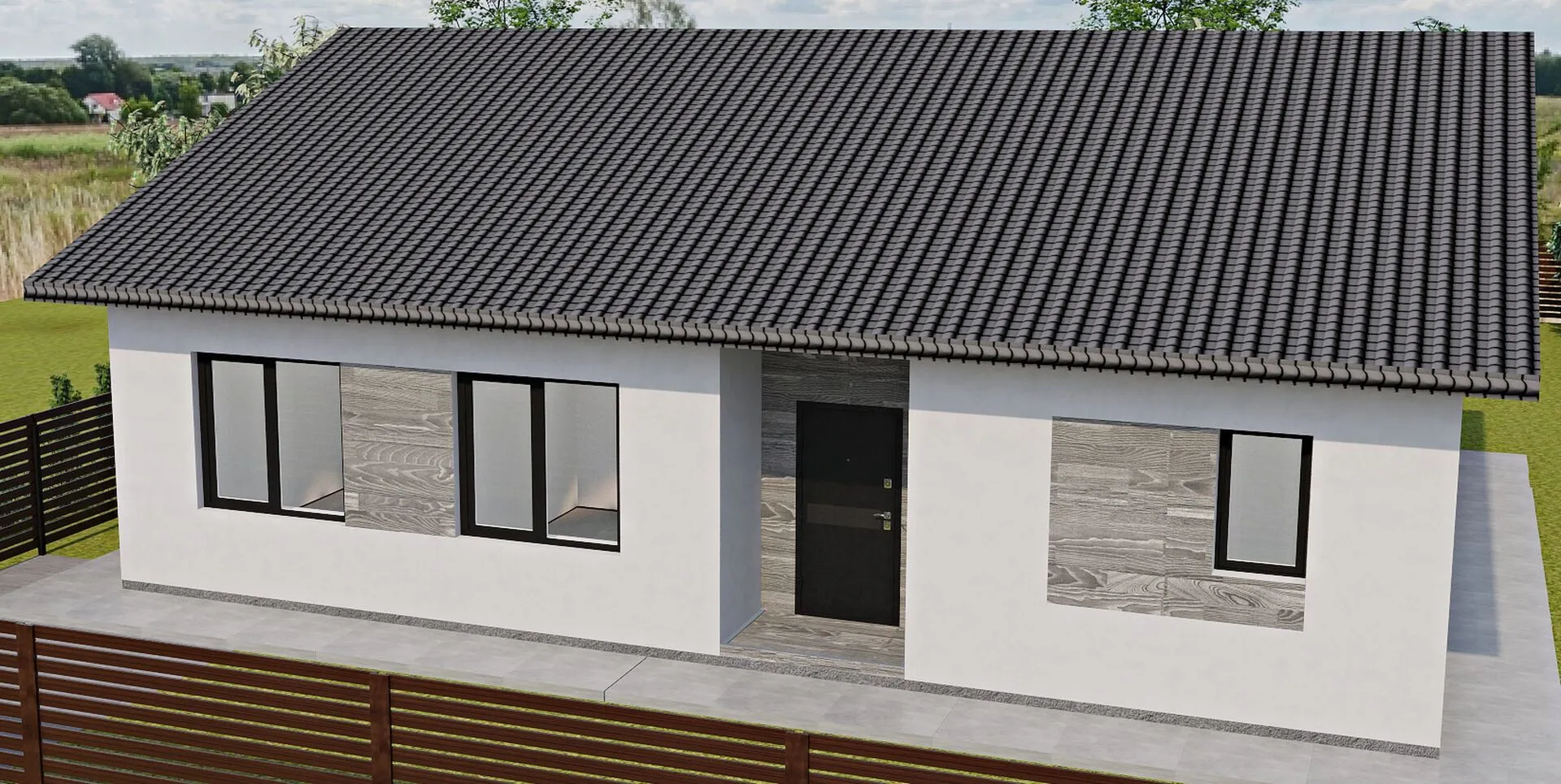 Одноэтажный дом ДМ-143