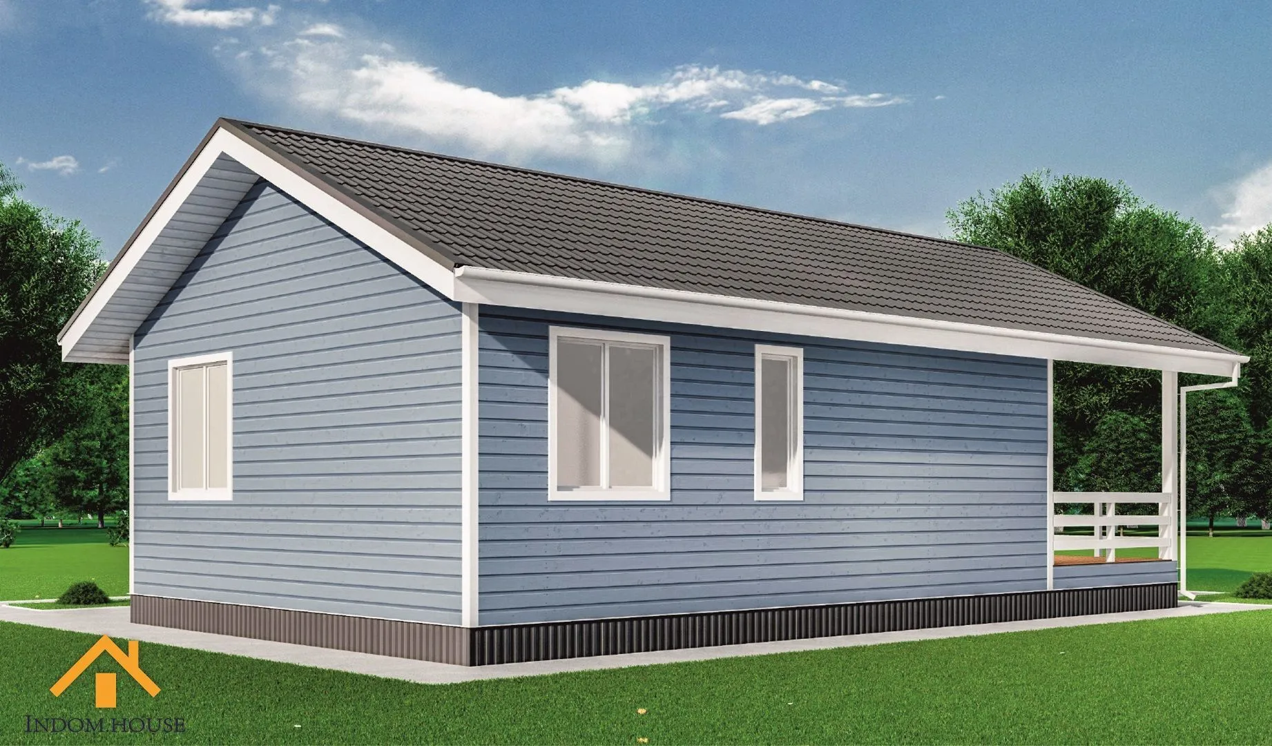 Одноэтажный дом i.House s60