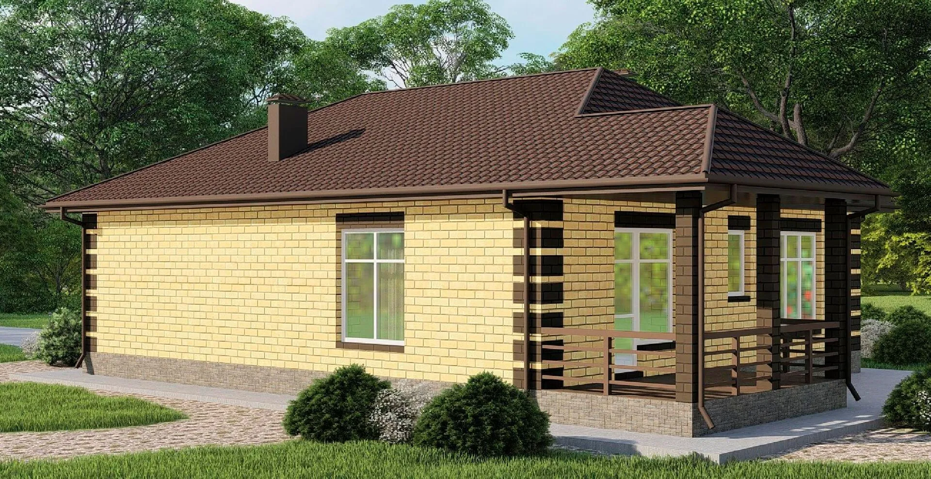 Проект одноэтажный №2