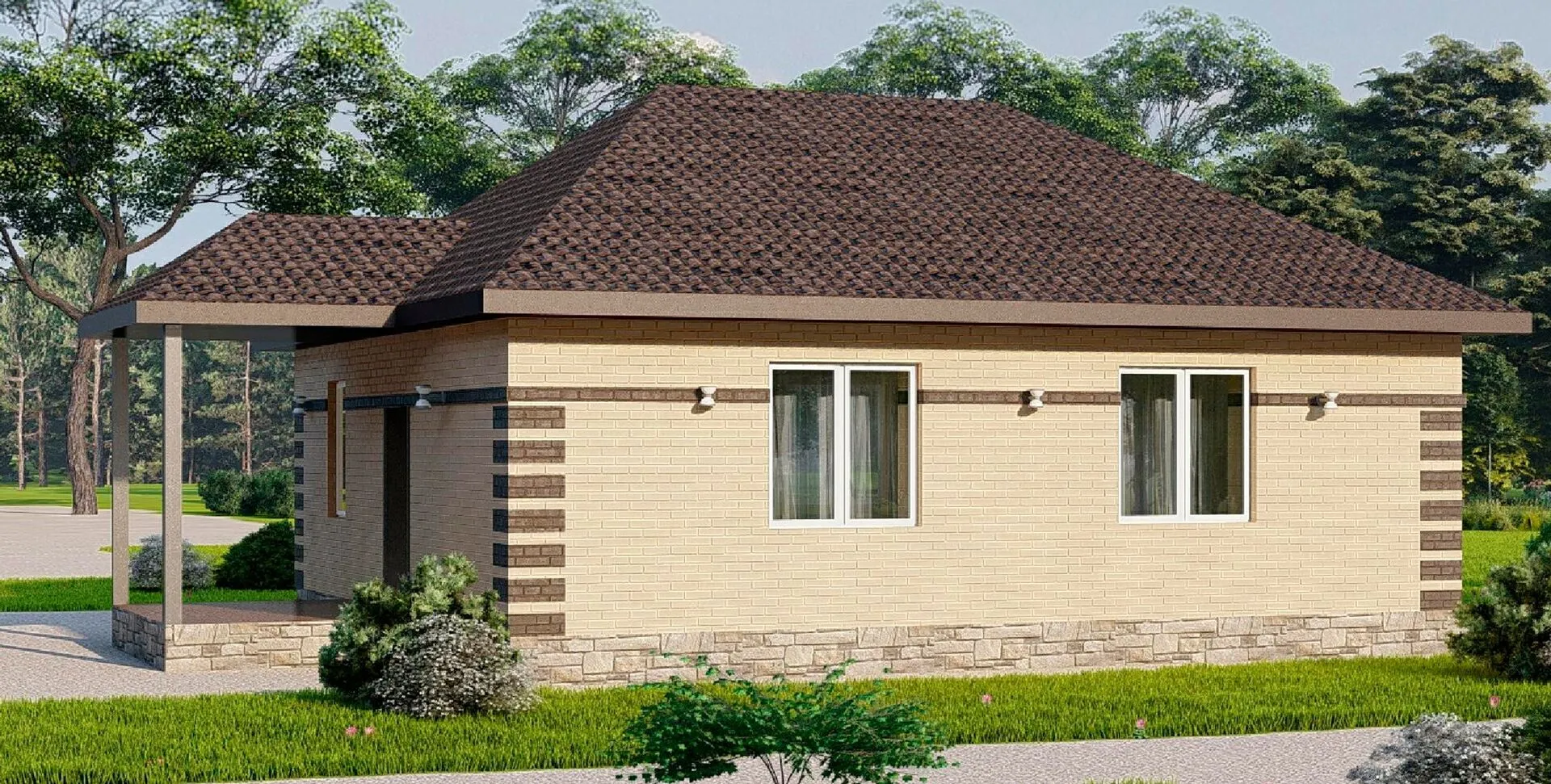 Проект одноэтажный №5