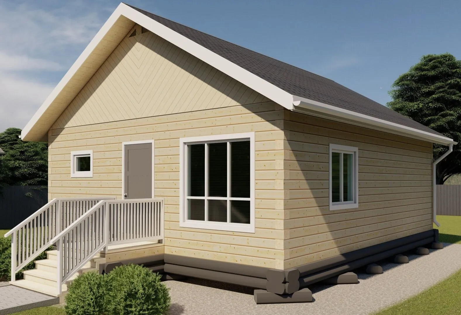 Жилой одноэтажный дом 8#9