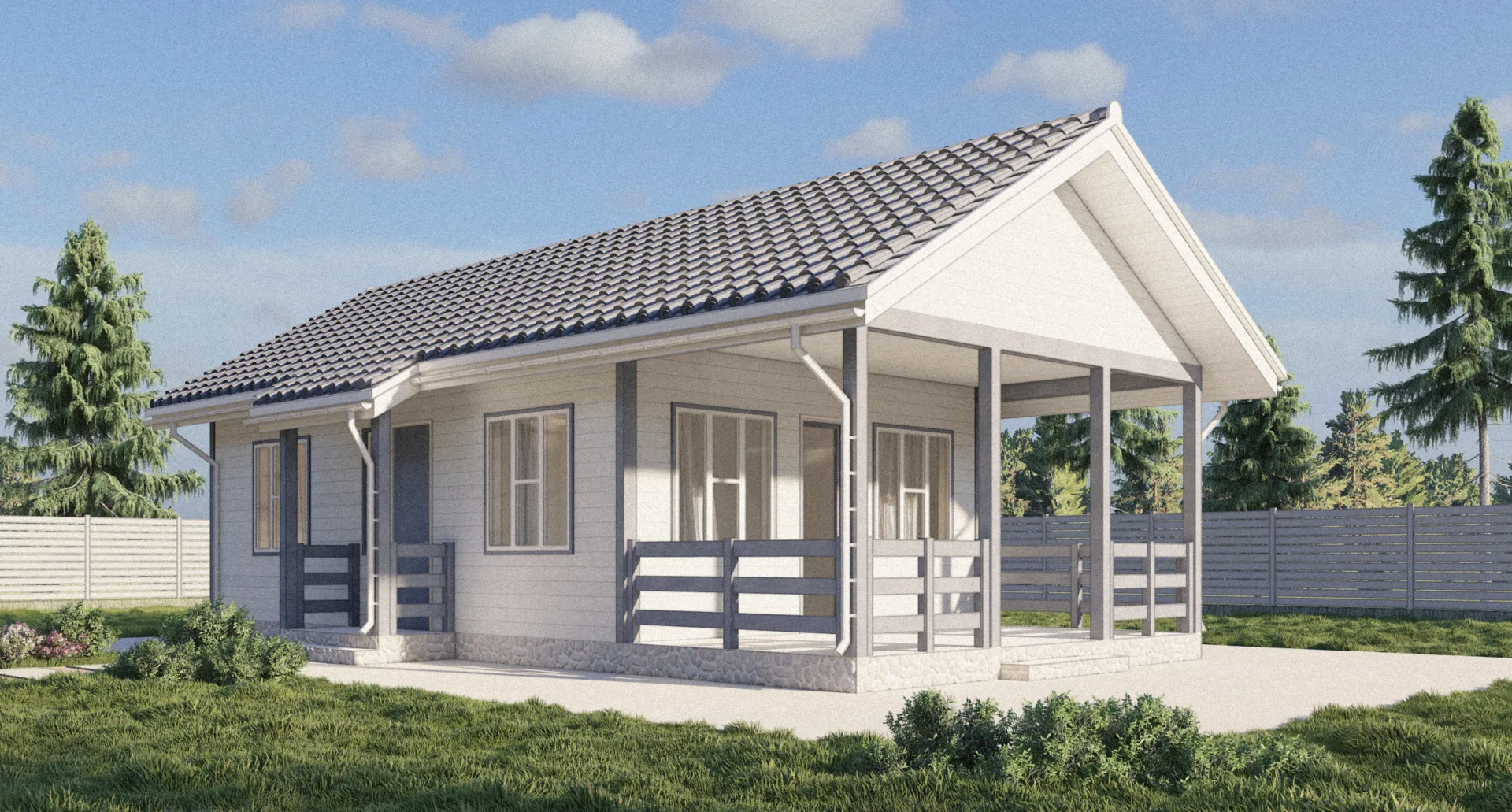 Сканди-72 с террасой