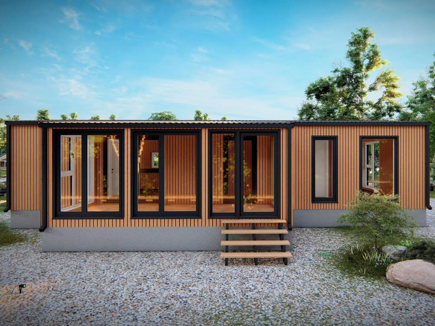 Модульный дом А-66