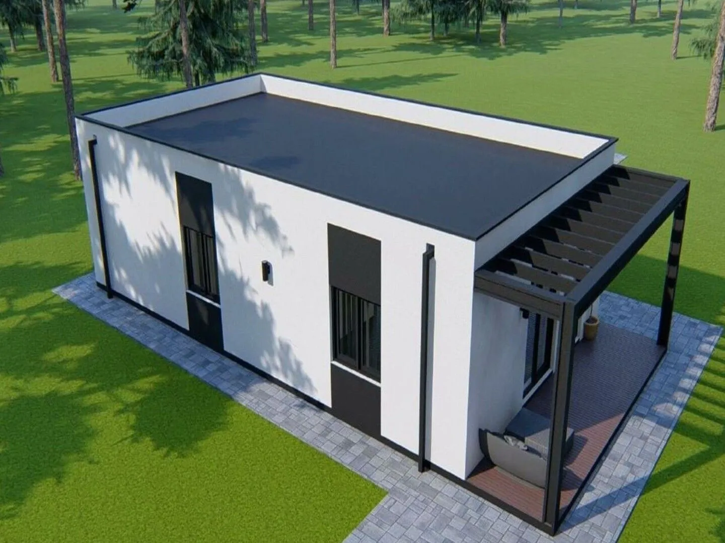 Дом из сборного железобетона FP-8 