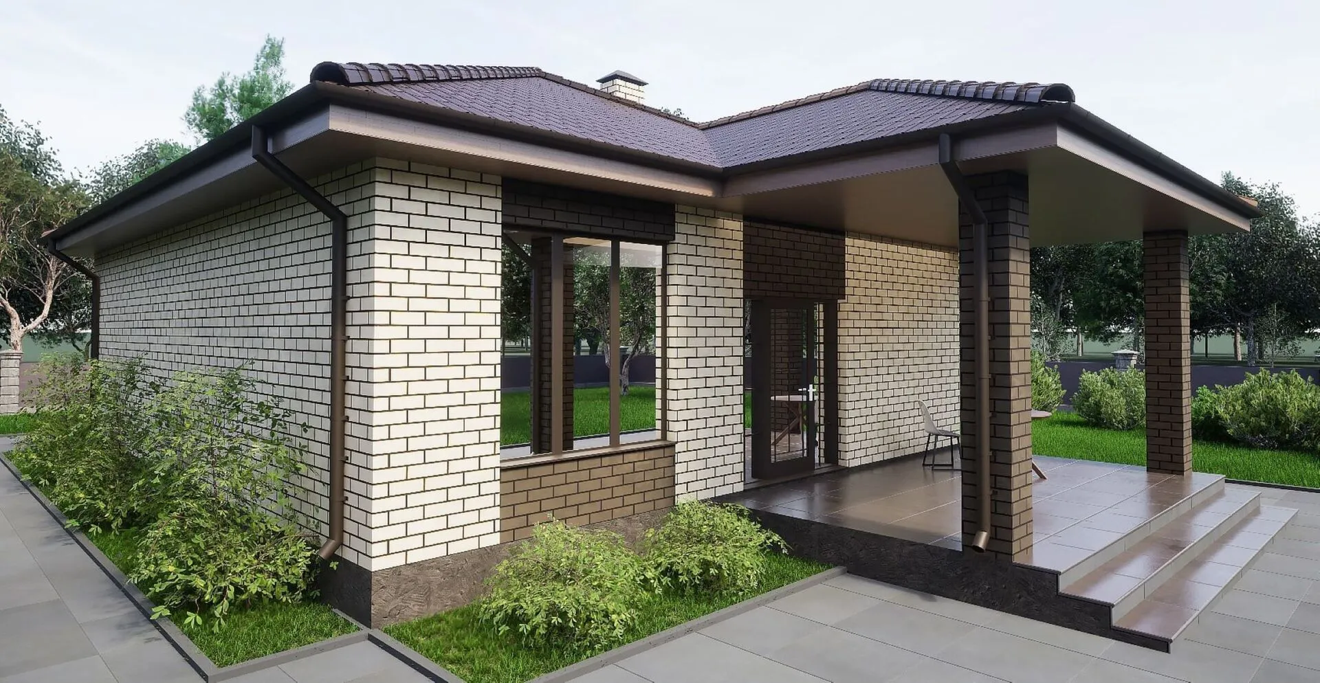 Одноэтажный дом СП 19