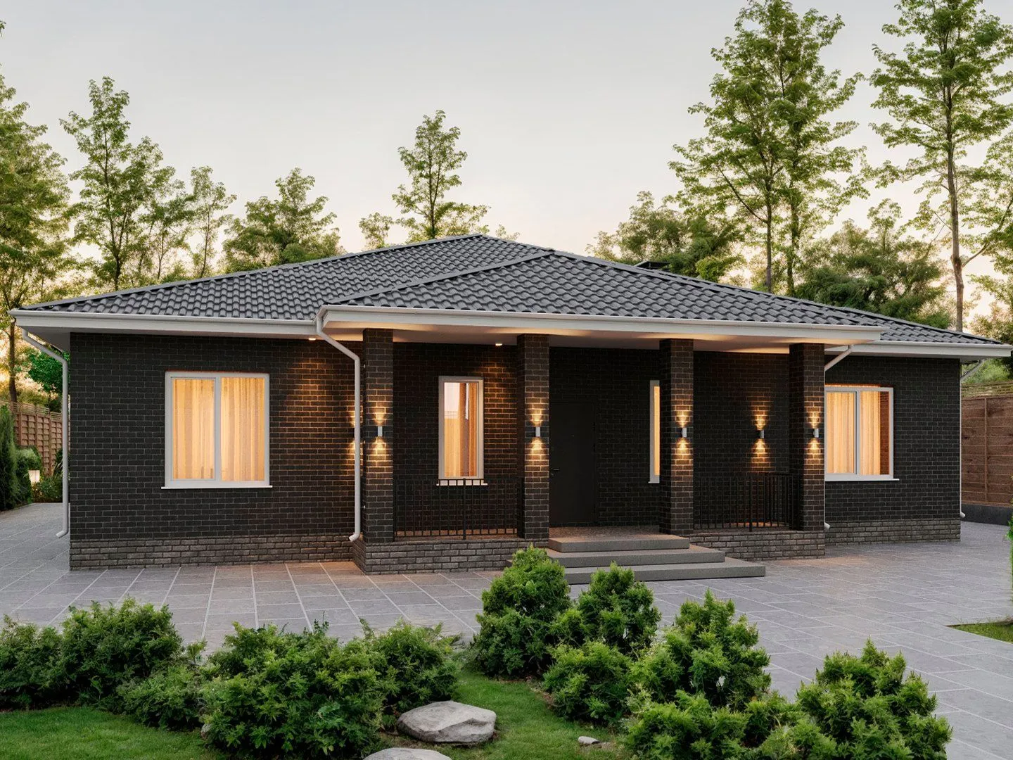 Одноэтажный дом ОТК147