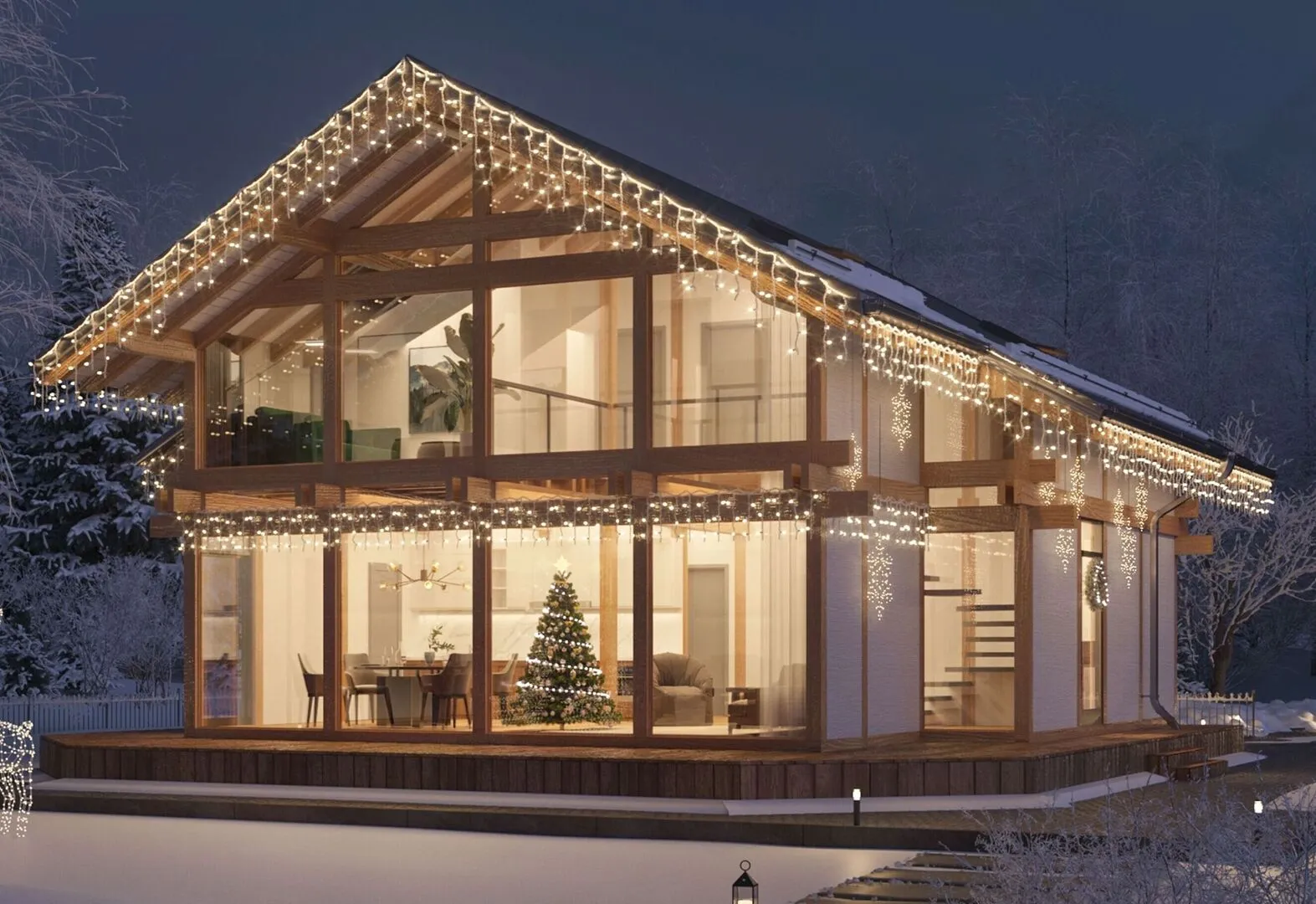 Двухэтажный дом Флагман 2+