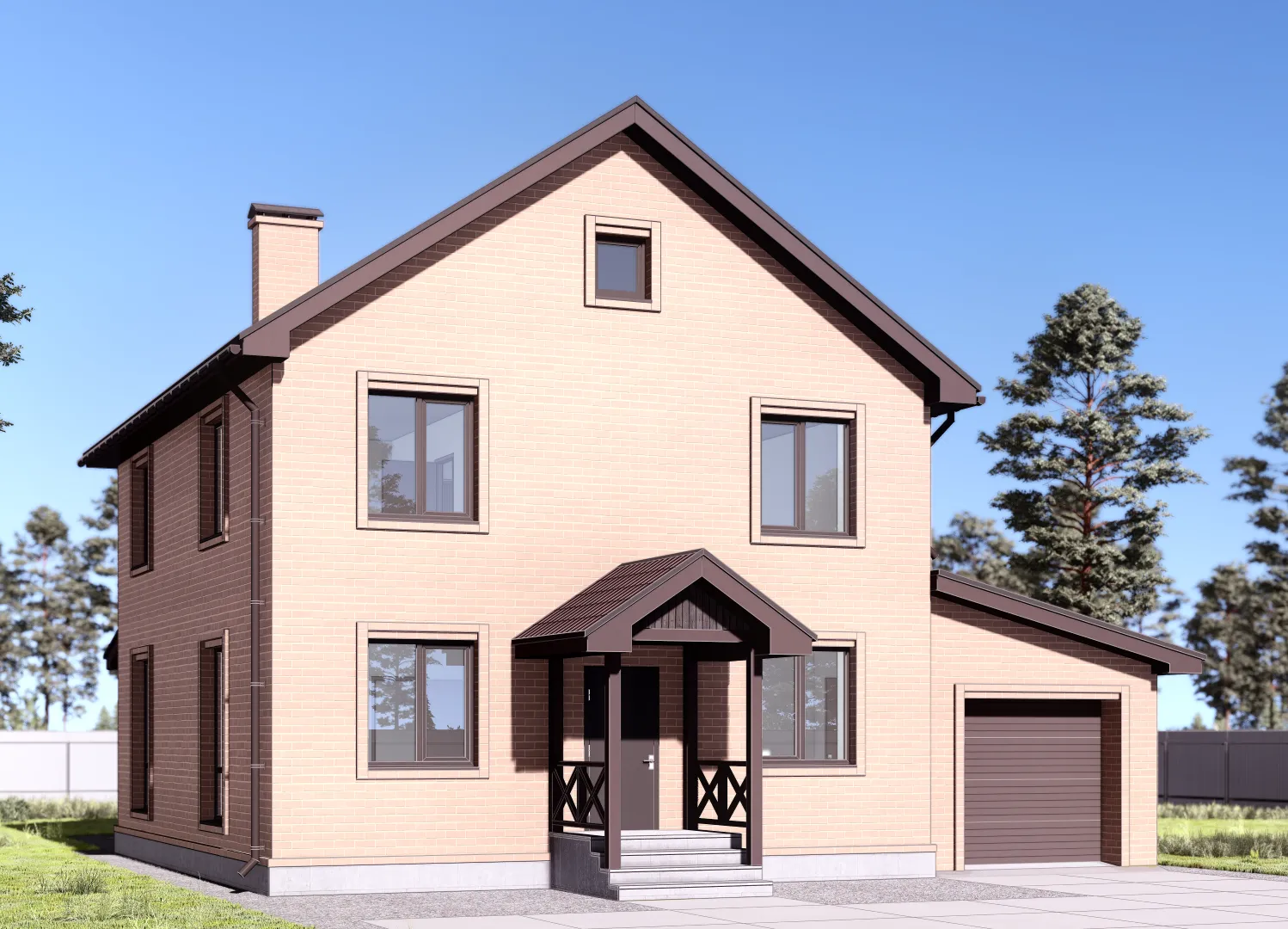 Проект загородного дома NHD-173