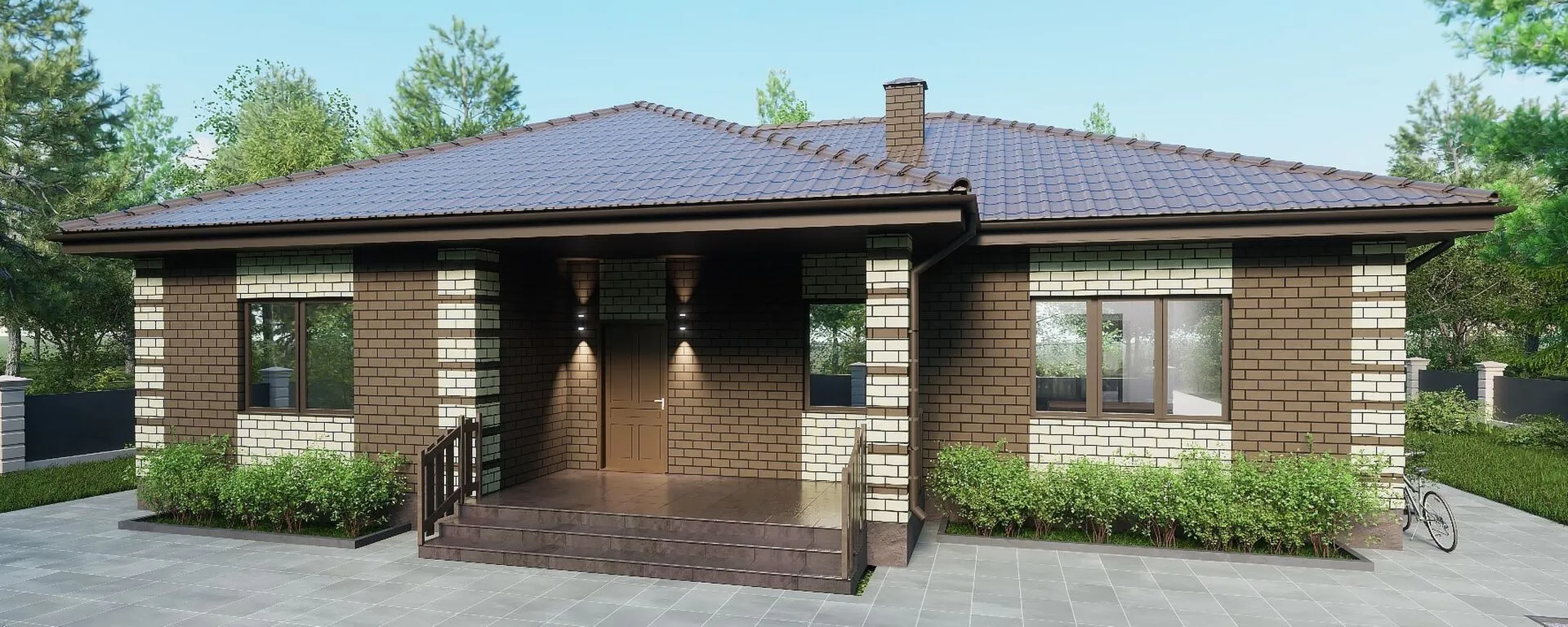 Одноэтажный дом СП 23