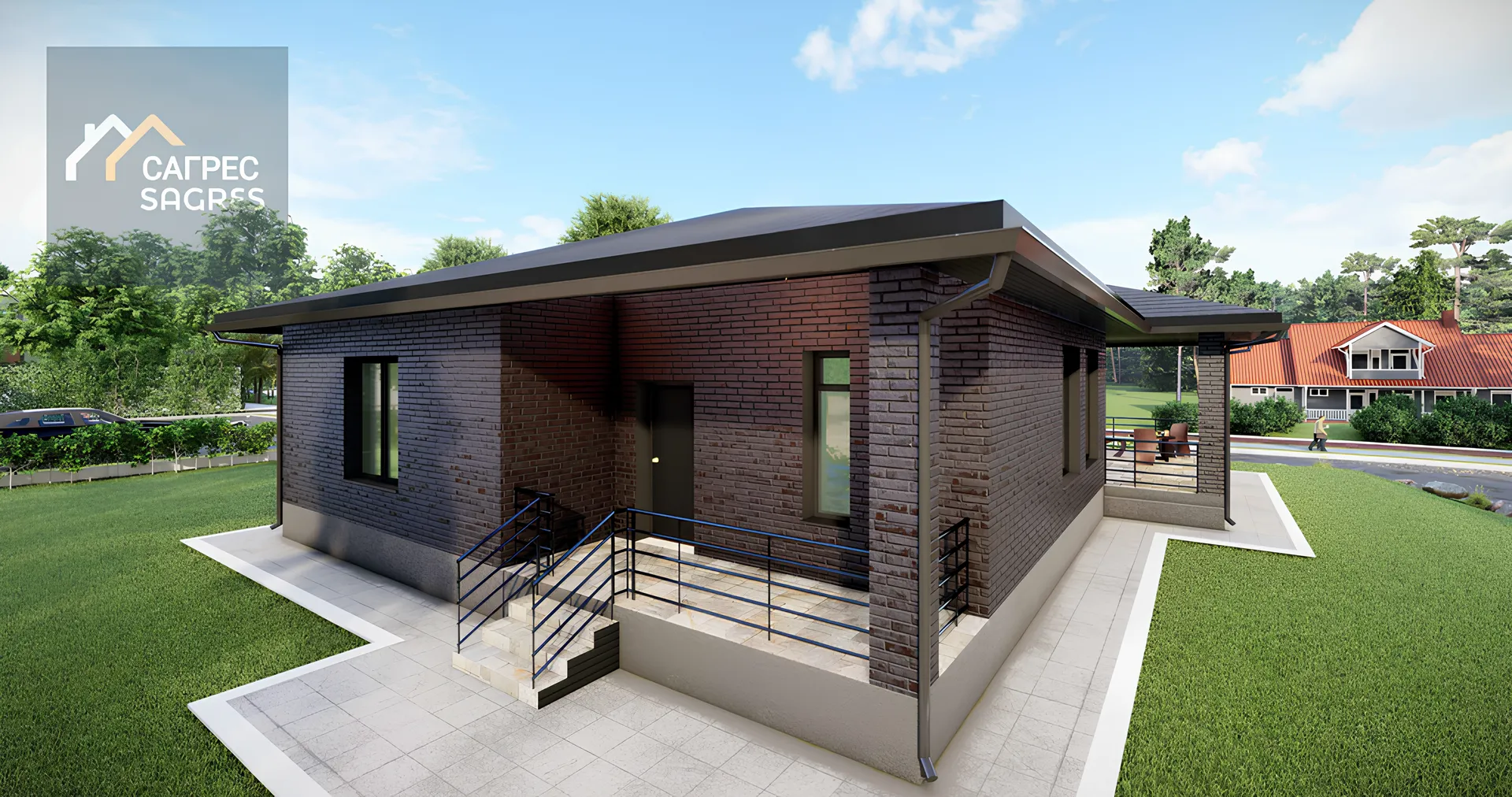 Одноэтажный дом с 3 спальнями, гостиной и выходом на террасу SAGRES1