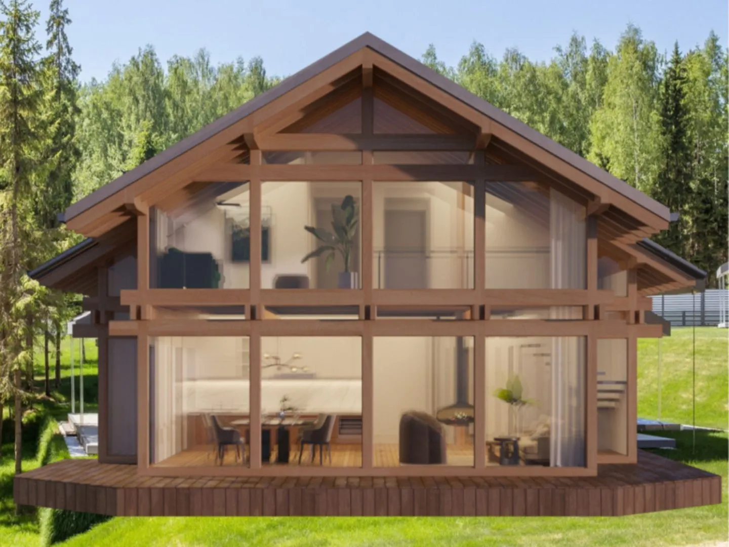 Двухэтажный дом Флагман 2+