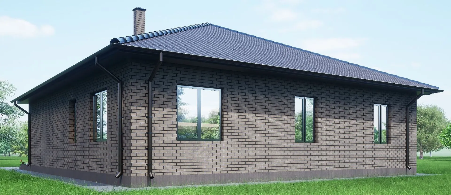 Одноэтажный дом СП 37