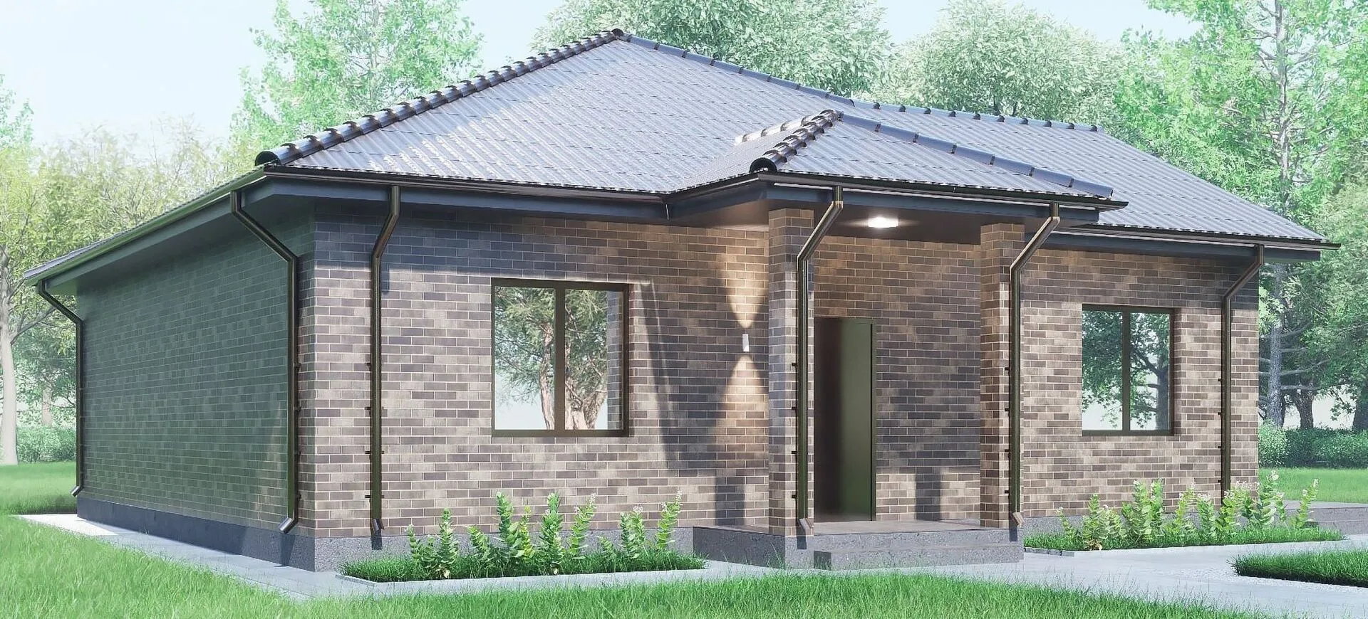 Одноэтажный дом СП 38