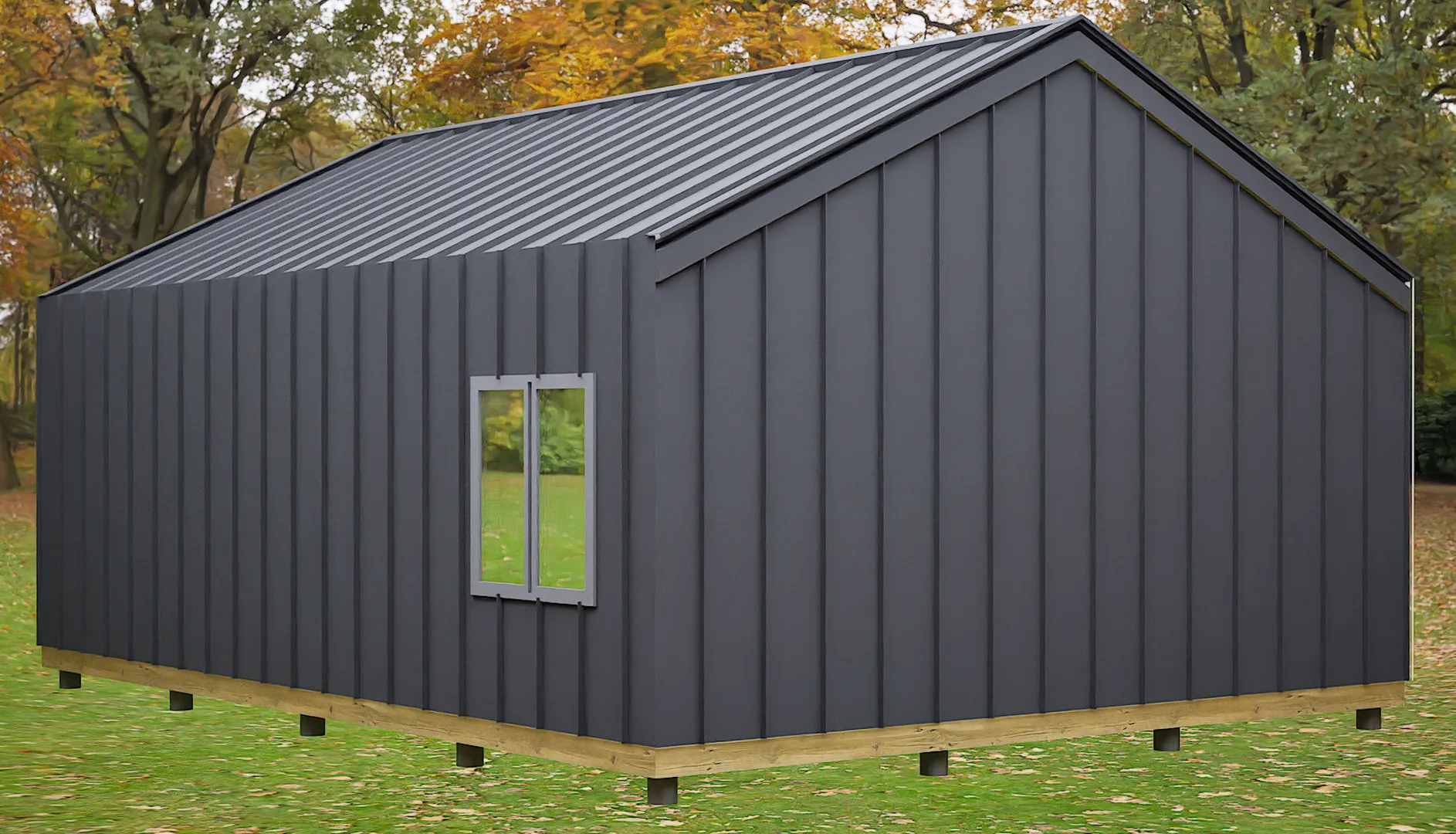 Жилой дом с 2 спальнями и сауной 