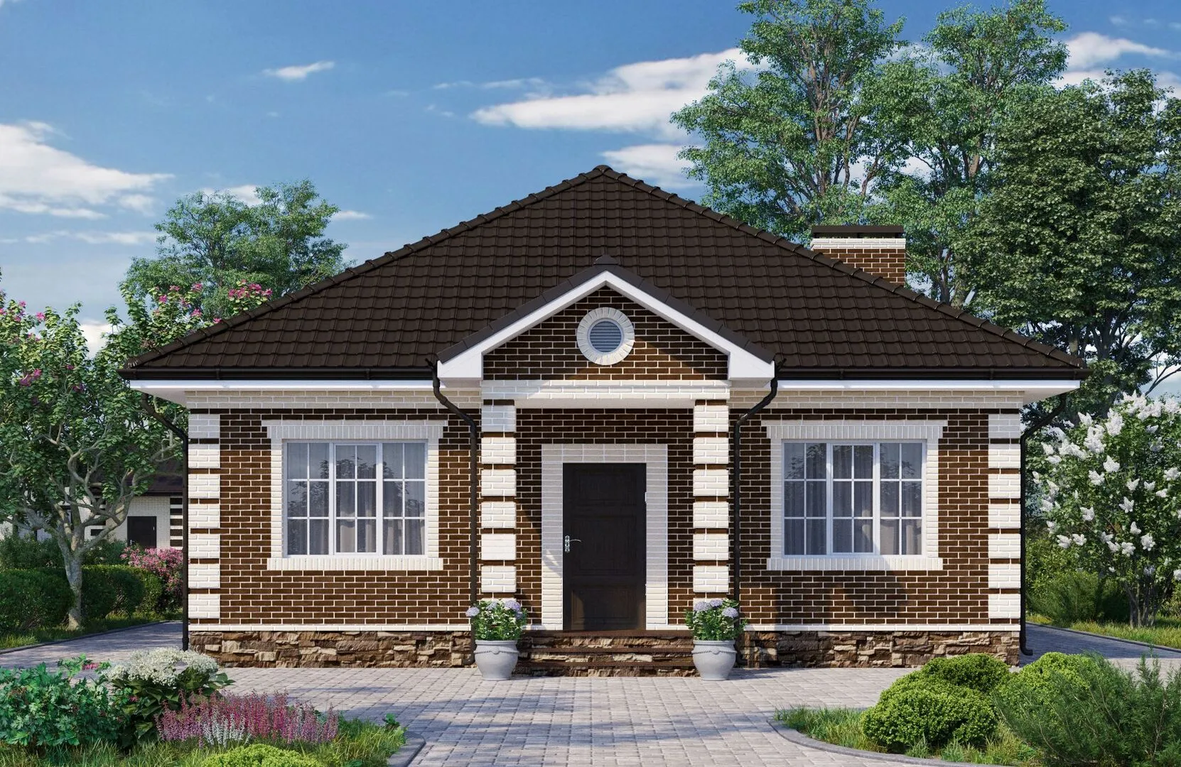 Одноэтажный дом №162