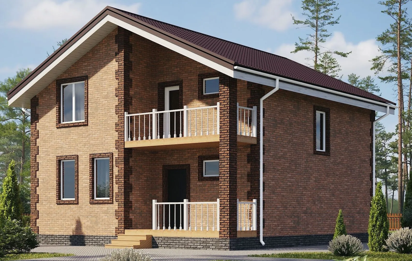 Кирпичный дом «Камелот»