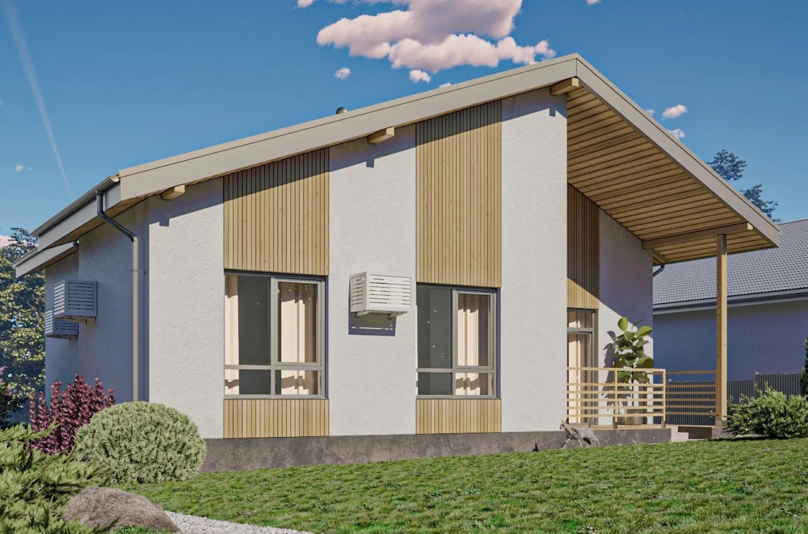 Индивидуальный жилой дом (тип М), расположенный в п. Мичуринский