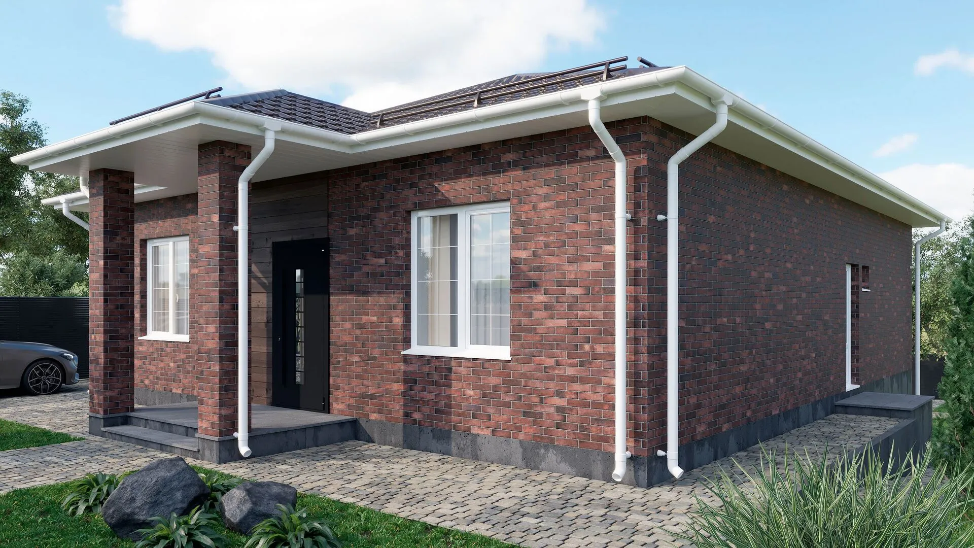 Одноэтажный дом N10