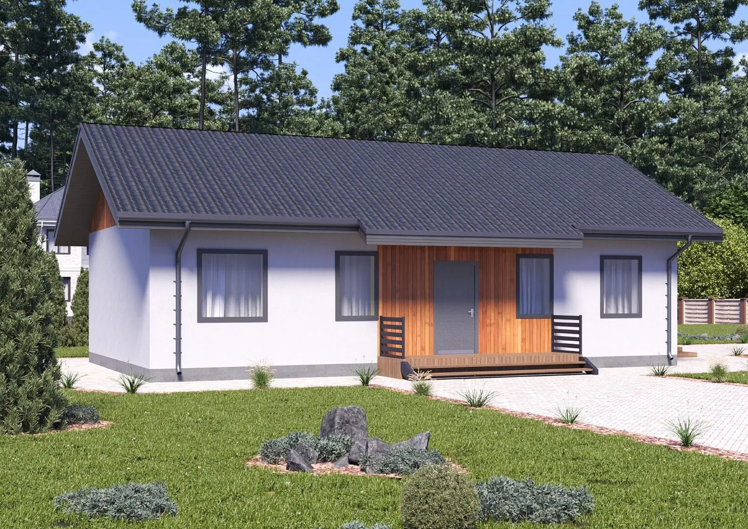 Одноэтажный дом OPTIMA - 85