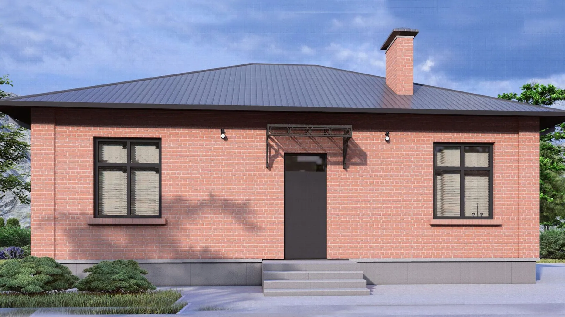 Индивидуальный жилой дом F049