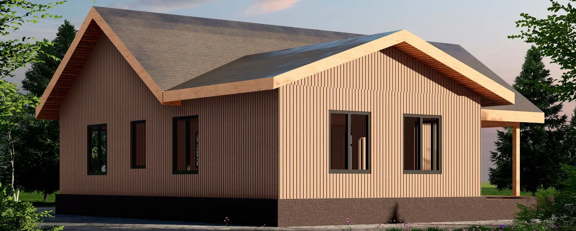 Загородный дом с антресолью 15/11.2023-АР