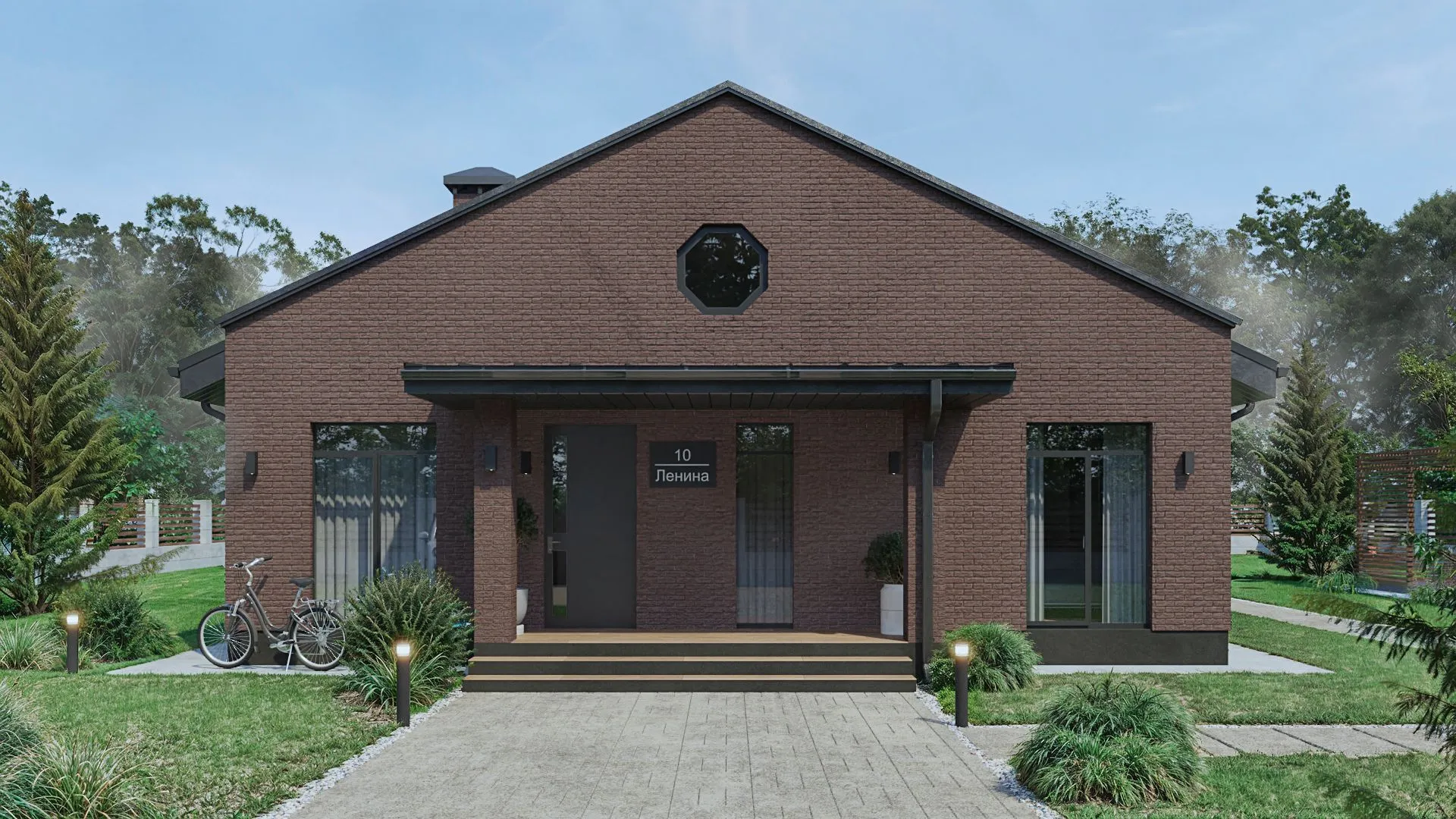 Проект Дом с террасой Просто 154