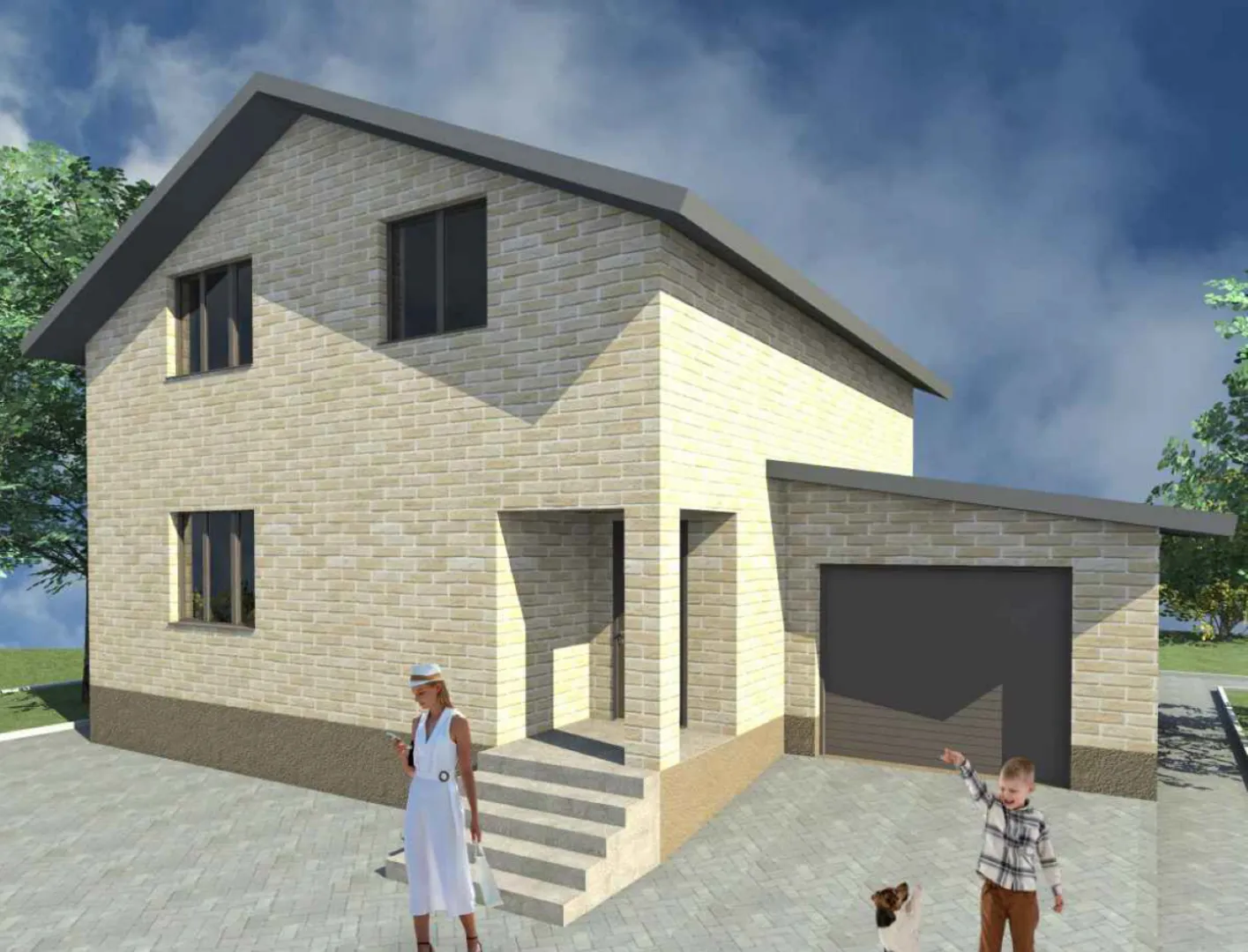 СК 2-х этажный 154м2