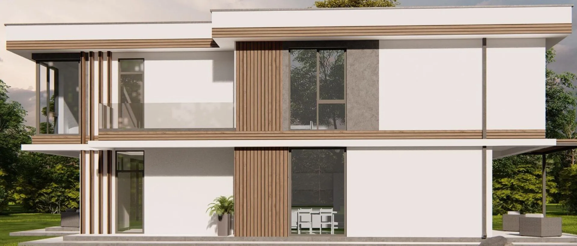 Типовой дом №4 2-этажа (226 м2)