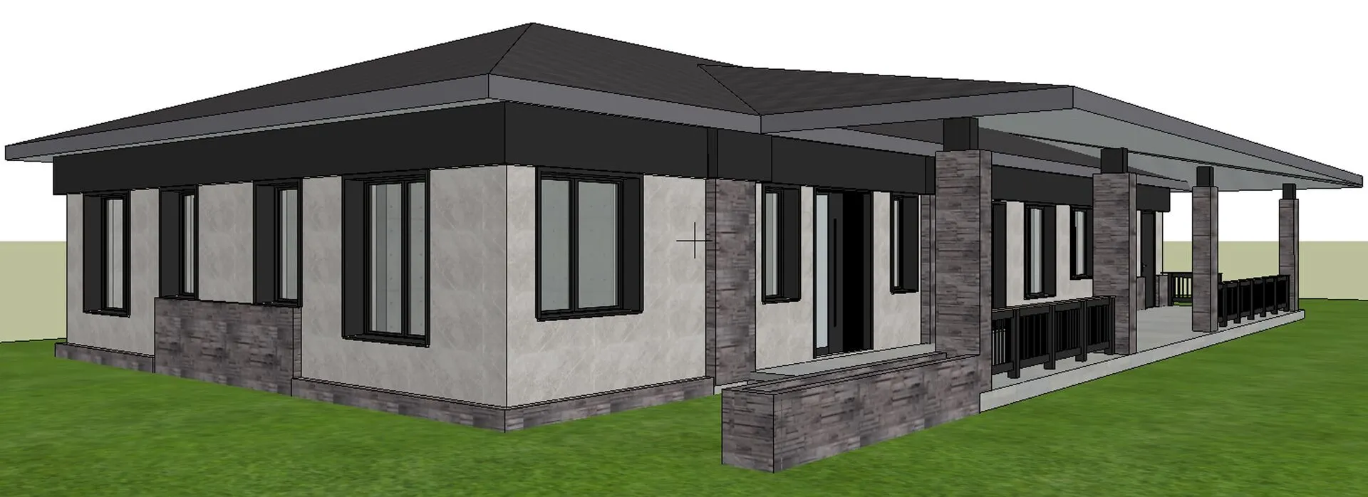 Одноэтажный дом Лилия-24