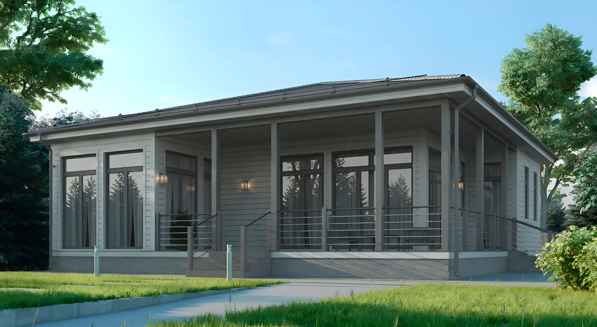 Одноэтажный дом Д-94