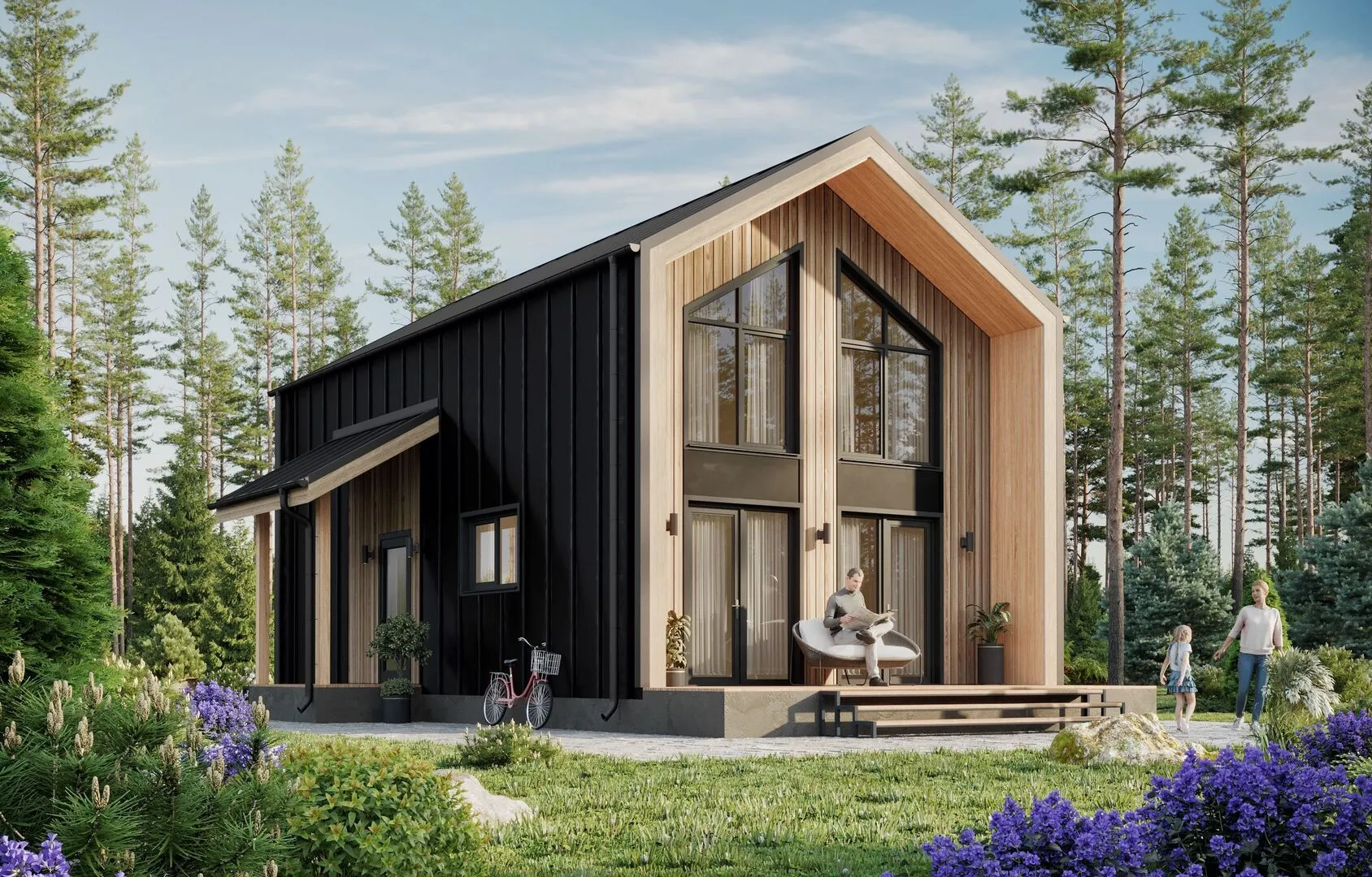 Двухэтажный Барнхаус №4