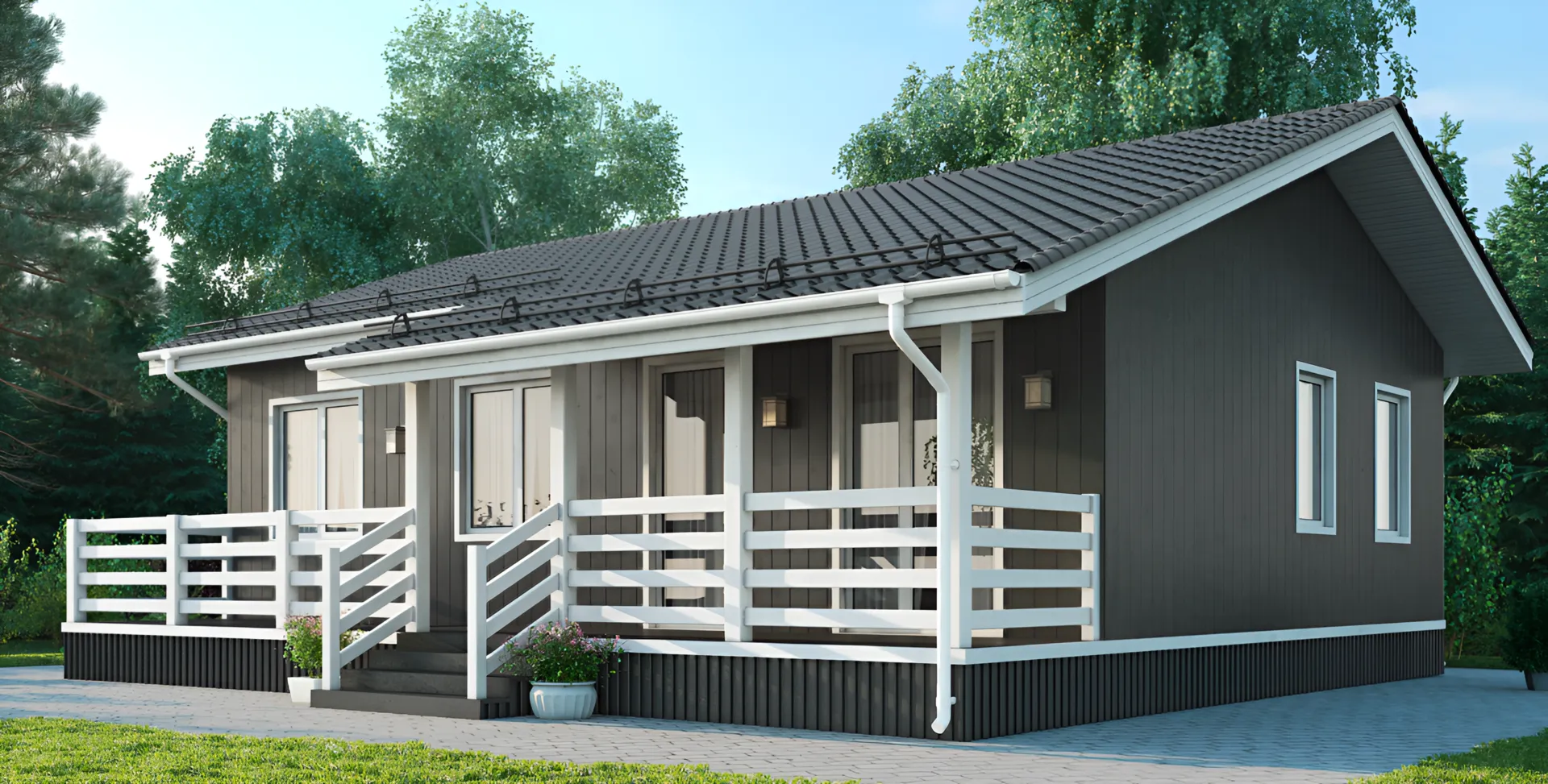 Одноэтажный дом Д-99