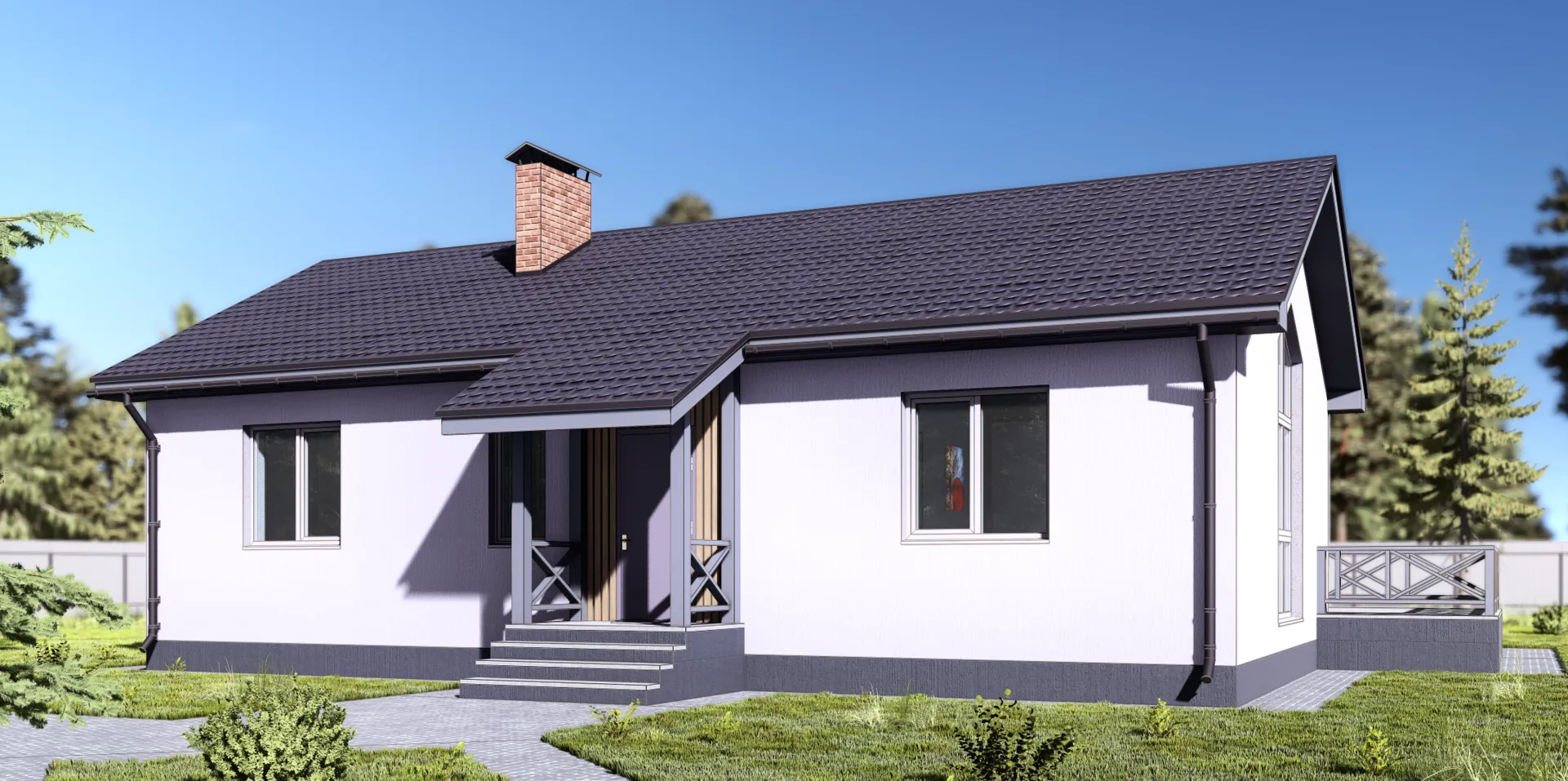 Проект загородного дома NHD-138