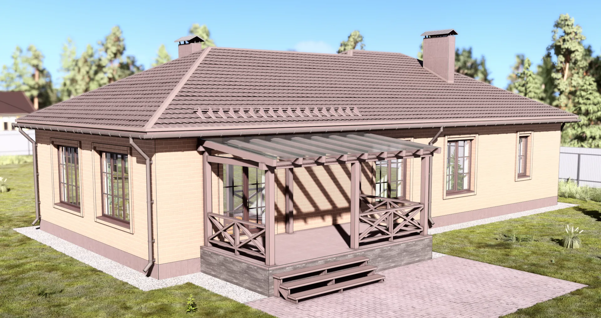 Проект загородного дома NHD-142